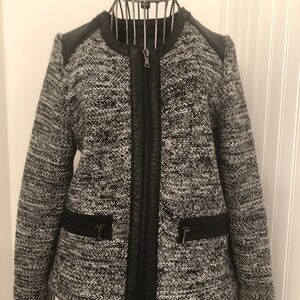 Designer Line  Business Casual Chanel Style Leather and Wool Shackett